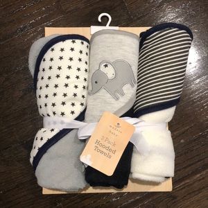 Baby hooded bath towels